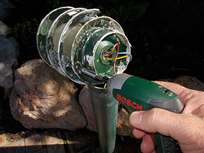 Installing Garden Lights - Image 2